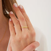 Twisted Screw Spring Sterling Silver Ring